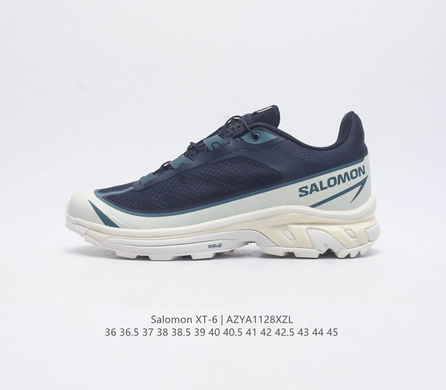 萨洛蒙 Salomon Xt-6 Ft 网眼透气户外机能休闲鞋 男女士耐磨防滑越野跑鞋机能跑鞋 快速系带跑步鞋 稳定抓地男女同款 全网独家 Salomon Xt