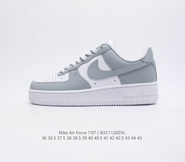 耐克 Nike Air Force 1 07 空军一号af1 低帮百搭休闲运动板鞋 柔软 弹性十足的缓震性能和出色的中底设计 横跨复古与现代的外型结合 造就出风