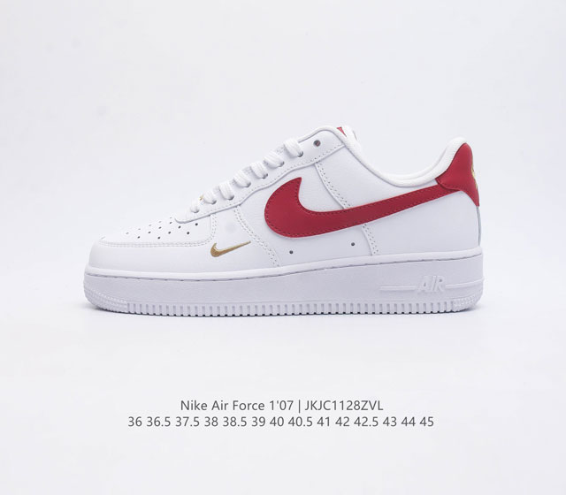 耐克 Nike Air Force 1 07 空军一号af1 低帮百搭休闲运动板鞋 柔软 弹性十足的缓震性能和出色的中底设计 横跨复古与现代的外型结合 造就出风