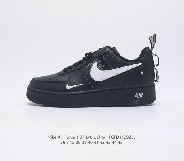 耐克nike Air Force 1 Low 空军一号 Af1 低帮百搭休闲运动板鞋 柔软 弹性十足的缓震性能和出色的中底设计 横跨复古与现代的外型结合 造就出