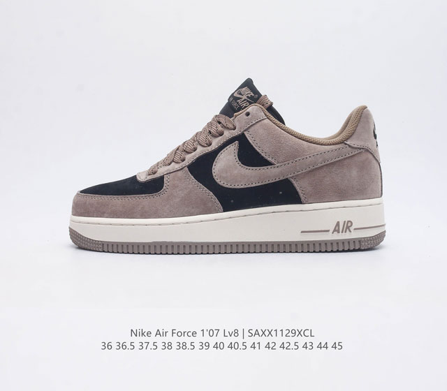 公司级 Af1耐克 Nike Air Force 1 07 Low 空军一号 原楦头原纸板 打造纯正空军版型 专注外贸渠道 全掌内置蜂窝气垫 原盒配件 原厂中底