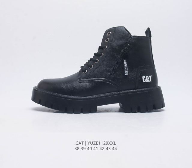 加绒 Cat Footwear Cat 卡特工装 休闲复古潮鞋系列靴子 马丁靴 新款潮户外运动鞋 专治各种不帅 鞋身轻便 舒适性相当不错 橡胶大底 上身随意搭配