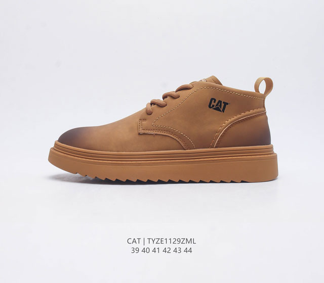 Cat Footwear Cat 卡特工装 休闲复古潮鞋系列靴子 马丁靴 新款潮低帮板鞋 专治各种不帅 鞋身轻便 舒适性相当不错 橡胶大底 上身随意搭配 百看不