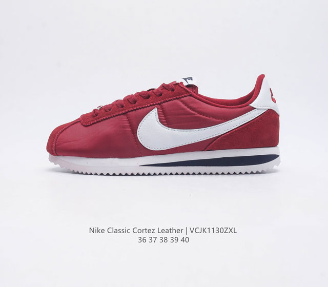 耐克nike Classic Cortez 全新配色 经典轻便舒适男子阿甘鞋休闲跑步鞋运动鞋 纯粹而执着的精神 使得cortez种在了一代人的心里 无论是否喜欢