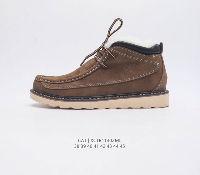 Cat Footwear Cat 卡特工装 休闲复古潮鞋系列靴子 马丁靴 新款潮中帮板鞋 专治各种不帅 鞋身轻便 舒适性相当不错 橡胶大底 上身随意搭配 百看不