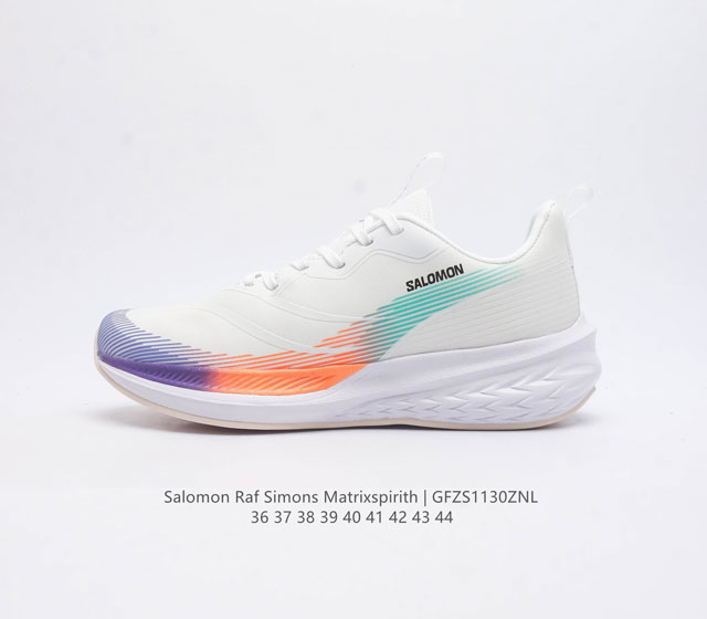 萨洛蒙 Salomon Raf Simons Matrixspirith 运动鞋 缓冲轻量 缓震回弹运动鞋男女士跑鞋 厚底增高老爹鞋一脚蹬慢跑鞋 Salomon