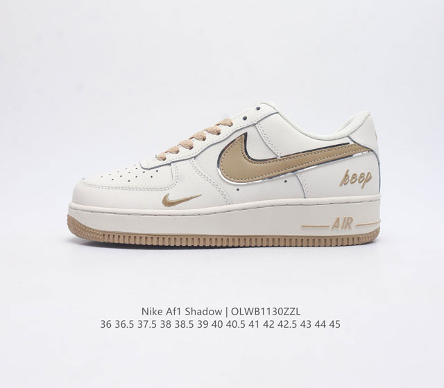 耐克 Nike Air Force 1 07 空军一号低帮百搭休闲运动板鞋 柔软 弹性十足的缓震性能和出色的中底设计 横跨复古与现代的外型结合 造就出风靡全球三