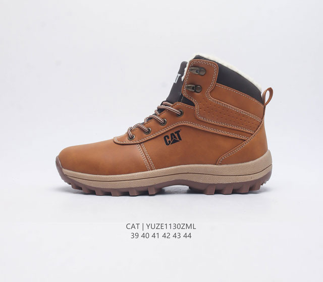 加绒 Cat Footwear Cat 卡特工装 休闲复古潮鞋系列靴子 马丁靴 新款潮户外运动鞋 专治各种不帅 鞋身轻便 舒适性相当不错 橡胶大底 上身随意搭配