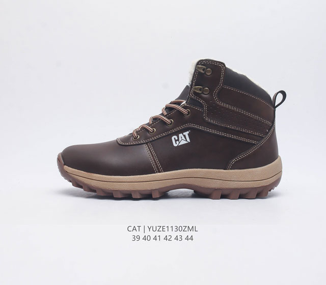 加绒 Cat Footwear Cat 卡特工装 休闲复古潮鞋系列靴子 马丁靴 新款潮户外运动鞋 专治各种不帅 鞋身轻便 舒适性相当不错 橡胶大底 上身随意搭配