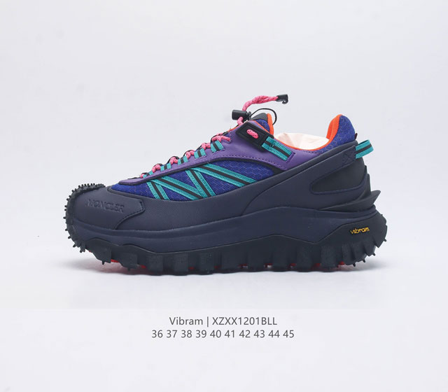 Moncler 盟可睐 蒙口 Trailgrip Gtx 抗撕裂材质山地户外鞋 鞋身采用cordura防撕裂尼龙 Gore-Tex防水材质 中底内置全掌碳板 支