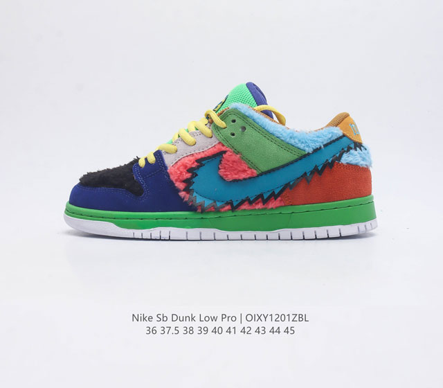 耐克nike Dunk Low 板鞋 Sb系列经典百搭休闲运动板鞋加厚鞋舌的填充 使舒适性大大提升 同时也更方便穿脱中底部分则加入了脚感柔软舒适zoomair气