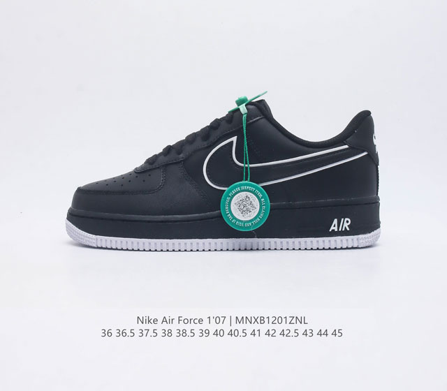 公司级 附赠送logo清洁刷 Af1耐克 Nike Air Force 1 07 Low 空军一号 原楦头原纸板 打造纯正空军版型 专注外贸渠道 全掌内置蜂窝气