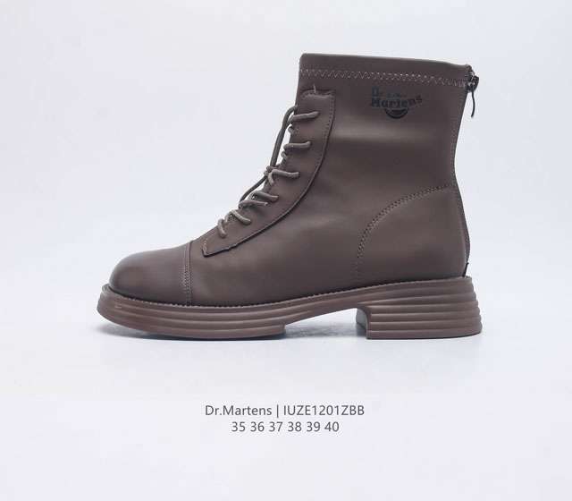 D.R Martens 马汀博士 皮鞋 中帮 增高厚底网红经典英伦风上线人手必备dr.Martens 马丁靴 复古靴子 低帮系列 防滑皮靴 潮流休闲鞋 英伦风靴