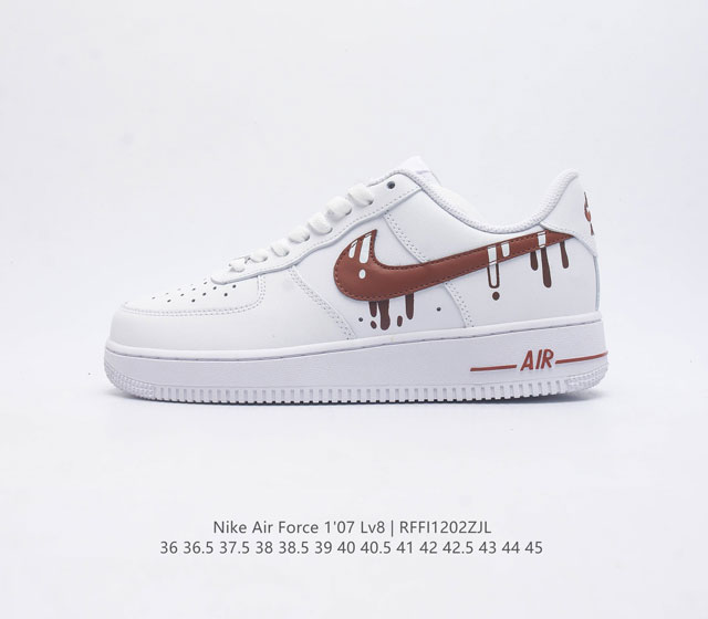 公司级 Af1耐克 Nike Air Force 1 07 Low 空军一号 原楦头原纸板 打造纯正空军版型 专注外贸渠道 全掌内置蜂窝气垫 原盒配件 原厂中底