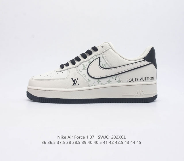 公司级 Af1耐克 Nike Air Force 1 07 Low 空军一号 原楦头原纸板 打造纯正空军版型 专注外贸渠道 全掌内置蜂窝气垫 原盒配件 原厂中底