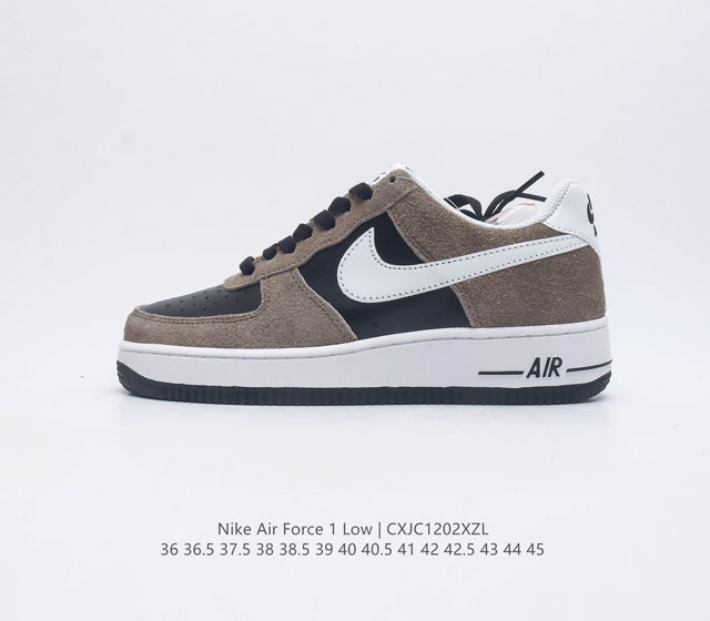 公司级 Af1耐克 Nike Air Force 1 07 Low 空军一号 原楦头原纸板 打造纯正空军版型 专注外贸渠道 全掌内置蜂窝气垫 原盒配件 原厂中底