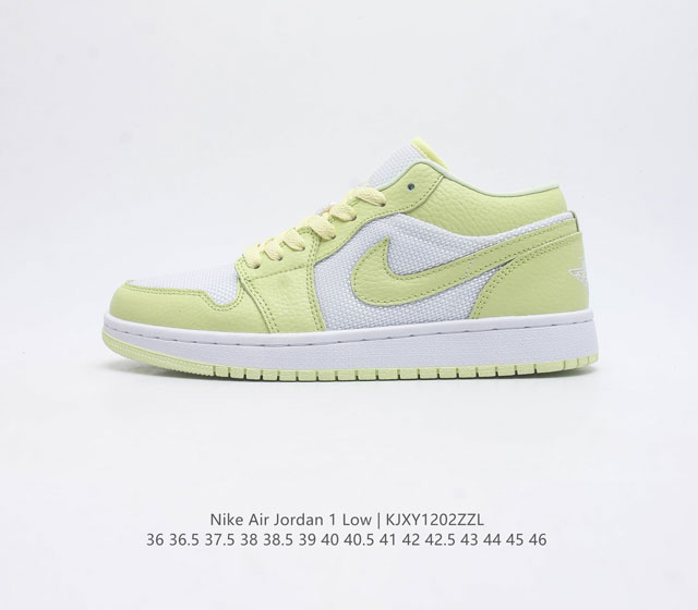 耐克 乔丹air Jordan 1 Low Aj1 乔1 乔丹1代aj1 低帮复古文化板鞋 休闲运动篮球鞋 从1985 年面世的元年款汲取设计灵感 采用简洁大方