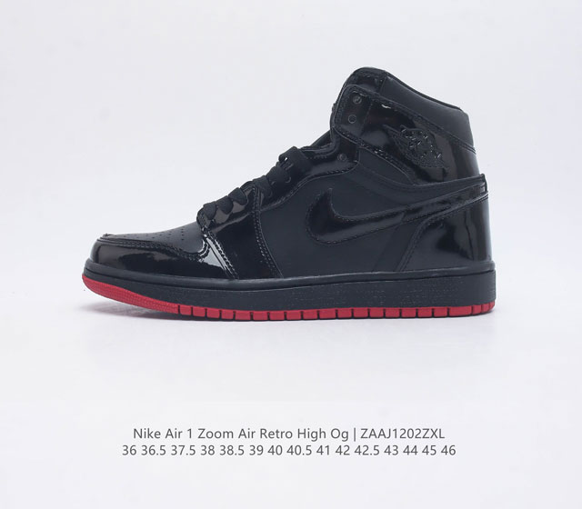 耐克 Nike Air Jordan 1 Retro High Og 乔丹一代aj1 乔1 Aj1 篮球鞋复刻运动鞋 皮面高帮板鞋的设计灵感源自运动夹克 带你重 - 点击图像关闭