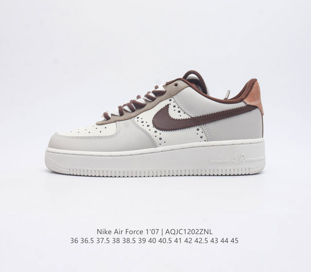 公司级 Af1耐克 Nike Air Force 1 07 Low 空军一号 原楦头原纸板 打造纯正空军版型 专注外贸渠道 全掌内置蜂窝气垫 原盒配件 原厂中底