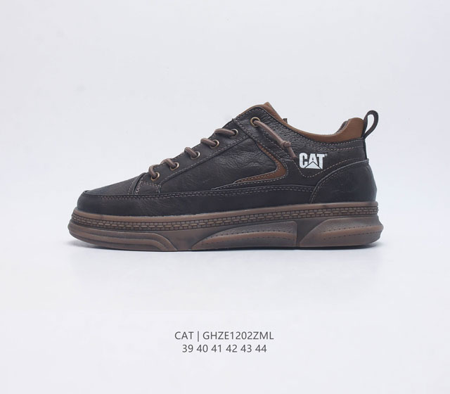 Cat Footwear Cat 卡特工装 休闲复古潮鞋系列靴子 马丁靴 新款潮中帮板鞋 专治各种不帅 鞋身轻便 舒适性相当不错 橡胶大底 上身随意搭配 百看不