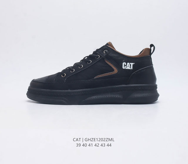 Cat Footwear Cat 卡特工装 休闲复古潮鞋系列靴子 马丁靴 新款潮中帮板鞋 专治各种不帅 鞋身轻便 舒适性相当不错 橡胶大底 上身随意搭配 百看不