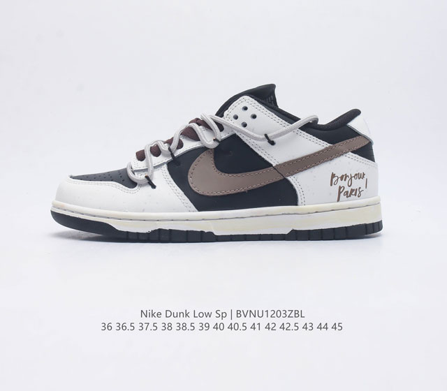 公司级 耐克 Nike Dunk Low 运动鞋复古解构绑带滑板鞋 作为 80 年代经典篮球鞋款 起初专为硬木球场打造 后来成为席卷街头的时尚标杆 现以经典细节