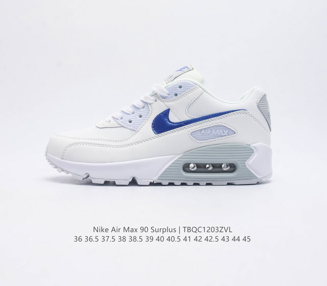 Nike 耐克 Air Max 90 Surplus 男女子休闲运动鞋 气垫运动鞋 透气舒适减震耐磨底休闲运动跑步鞋 设计均采用无缝防水 Tech Tuff 挡