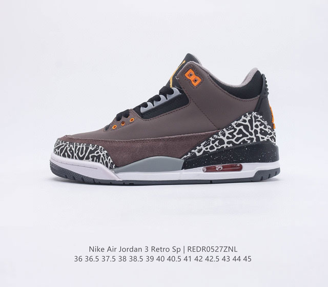 公司级耐克 乔丹 Aj3 耐克 Nike Air Jordan 3 Retro Se 乔3 复刻篮球鞋 乔丹3代 三代 男女子运动鞋 作为 Aj 系列中广受认可