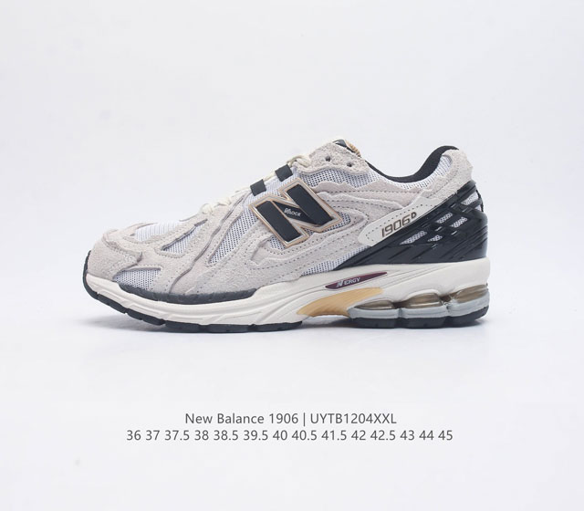 新百伦 New Balance M1906系列 复古运动鞋单品宝藏老爹鞋款 作为nb最经典的档案鞋型之一 与2002一样 1906有着nb最成熟的技术加持和复古