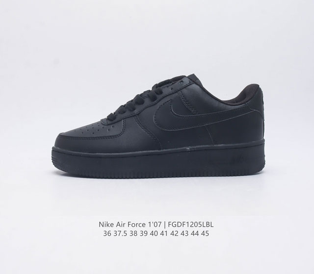 耐克 Nike Air Force 1 07 空军一号af1 低帮百搭休闲运动板鞋 柔软 弹性十足的缓震性能和出色的中底设计 横跨复古与现代的外型结合 造就出风 - 点击图像关闭