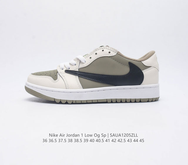 耐克 Nike Air Jordan 1 Low Og Sp Military Blue Aj1乔1 倒勾 低帮篮球鞋 Aj1 乔丹1代 Aj1 乔1 反向脚趾