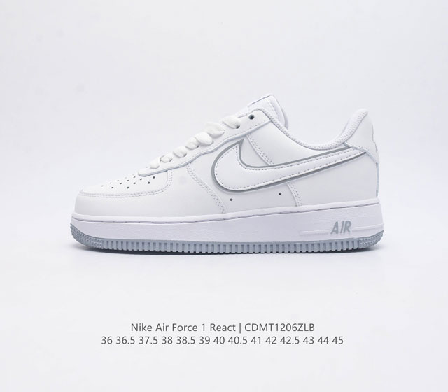 带气垫 耐克 Nike Air Force 1 07 空军一号af1 低帮百搭休闲运动板鞋 柔软 弹性十足的缓震性能和出色的中底设计 横跨复古与现代的外型结合