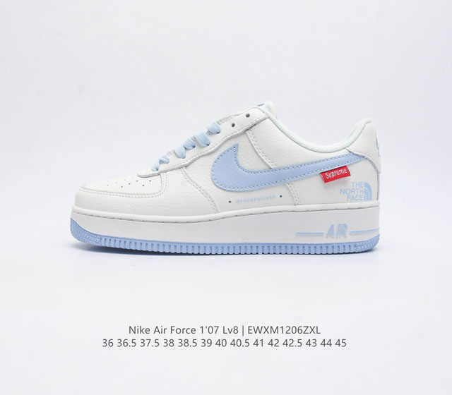 耐克 Nike Air Force 1 07 空军一号af1 低帮百搭休闲运动板鞋 柔软 弹性十足的缓震性能和出色的中底设计 横跨复古与现代的外型结合 造就出风