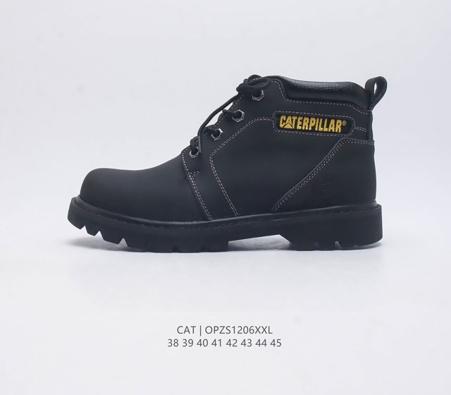 Cat Footwear Cat 卡特工装 休闲复古潮鞋系列皮鞋 马丁靴 新款潮高帮板鞋 专治各种不帅 鞋身轻便 舒适性相当不错 橡胶大底 上身随意搭配 百看不