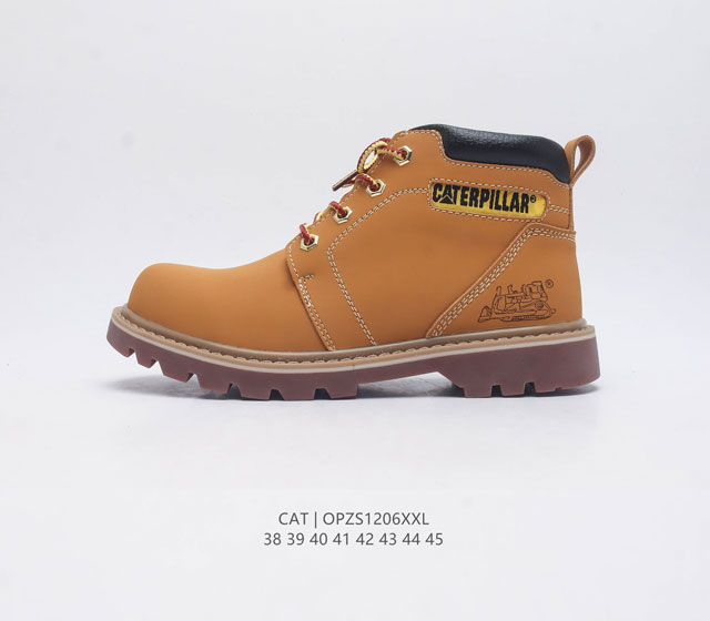 Cat Footwear Cat 卡特工装 休闲复古潮鞋系列皮鞋 马丁靴 新款潮高帮板鞋 专治各种不帅 鞋身轻便 舒适性相当不错 橡胶大底 上身随意搭配 百看不