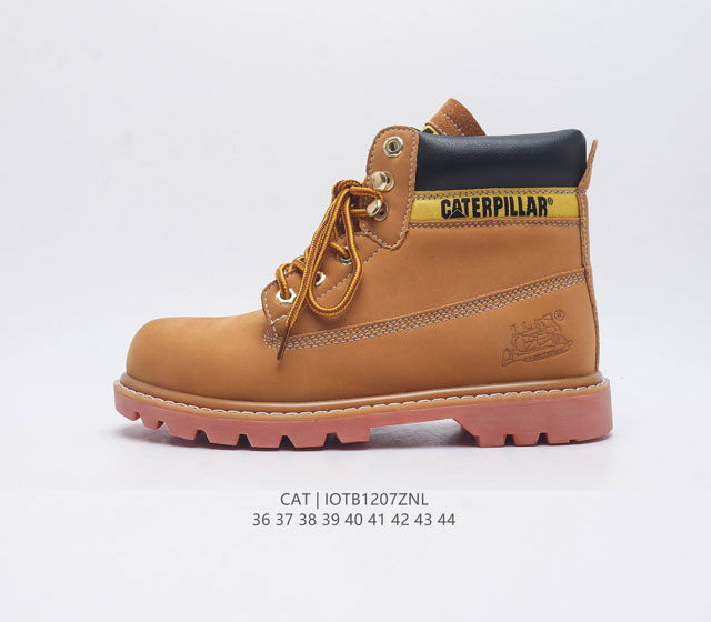 Cat Footwear Cat 卡特工装 休闲复古潮鞋系列皮鞋 马丁靴 新款潮高帮板鞋 专治各种不帅 鞋身轻便 舒适性相当不错 橡胶大底 上身随意搭配 百看不