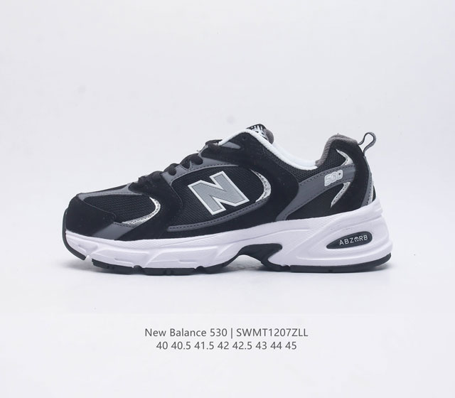 新百伦 Nb530 New Balance 530 复跑古鞋nb530这鞋双确实是nb家经复典古款式之一 以全科新技诠释 成打功造530鞋款 鞋面保在持530基