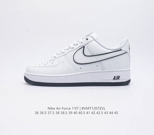 耐克nike Air Force 1 Low 空军一号 Af1 低帮百搭休闲运动板鞋 柔软 弹性十足的缓震性能和出色的中底设计 横跨复古与现代的外型结合 造就出