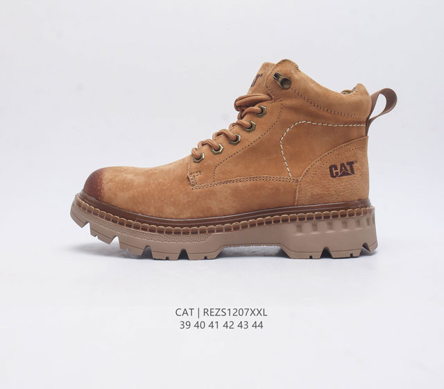 Cat Footwear Cat 卡特工装 休闲复古潮鞋系列皮鞋 马丁靴 新款潮高帮板鞋 专治各种不帅 鞋身轻便 舒适性相当不错 橡胶大底 上身随意搭配 百看不