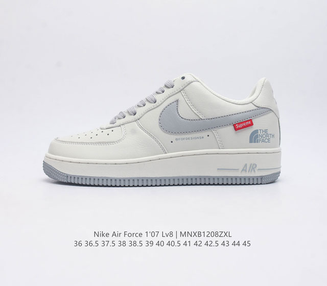 耐克 Nike Air Force 1 07 空军一号af1 低帮百搭休闲运动板鞋 柔软 弹性十足的缓震性能和出色的中底设计 横跨复古与现代的外型结合 造就出风