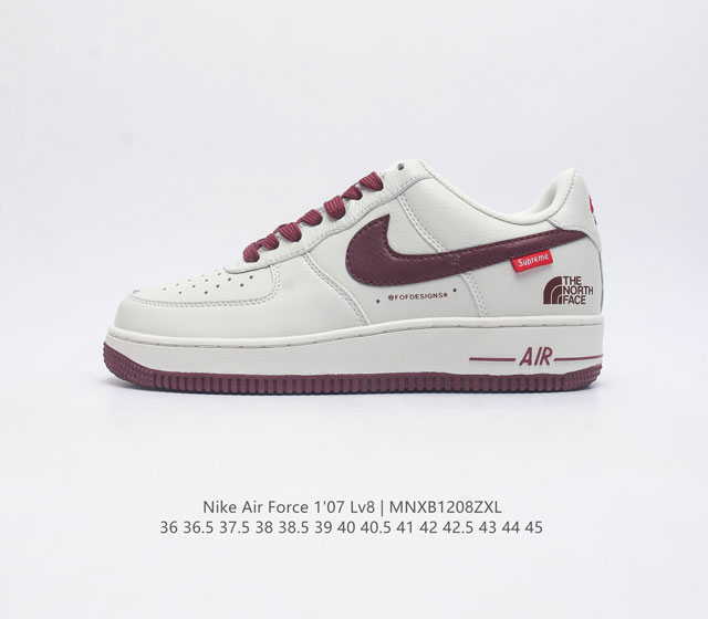 耐克 Nike Air Force 1 07 空军一号af1 低帮百搭休闲运动板鞋 柔软 弹性十足的缓震性能和出色的中底设计 横跨复古与现代的外型结合 造就出风