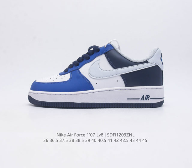 公司级 Af1耐克 Nike Air Force 1 07 Low 空军一号 原楦头原纸板 打造纯正空军版型 专注外贸渠道 全掌内置蜂窝气垫 原盒配件 原厂中底