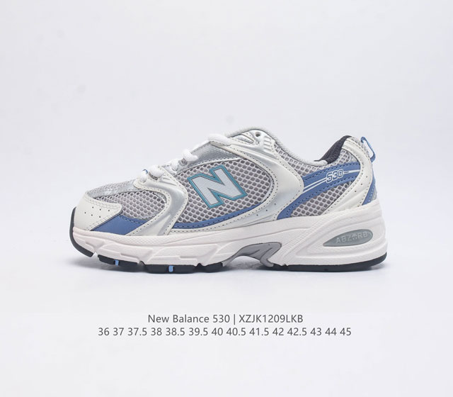 新百伦 Nb530运动鞋 New Balance 530 复古跑鞋厚底增高老爹运动鞋 Nb530这鞋双确实是nb家经复典古款式之一 以全科新技诠释 成打功造53