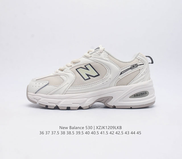 新百伦 Nb530运动鞋 New Balance 530 复古跑鞋厚底增高老爹运动鞋 Nb530这鞋双确实是nb家经复典古款式之一 以全科新技诠释 成打功造53