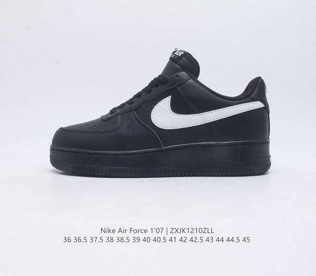 耐克 Nike Air Force 1 07 空军一号af1 低帮百搭休闲运动板鞋 柔软 弹性十足的缓震性能和出色的中底设计 横跨复古与现代的外型结合 造就出风