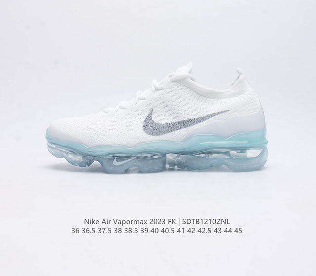 耐克 男女鞋 Nike Air Vapormax2023 Fk Flyknit 运动鞋全掌长气垫 缓震跑步鞋 打孔鞋垫透气出众 可抽出来详细查看 弹性 Flyk