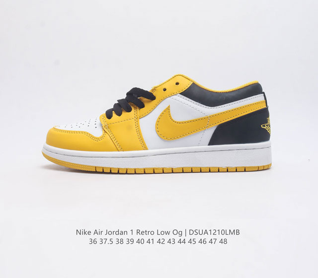 双十二福利耐克 乔丹air Jordan 1 Low Aj1 乔1 乔丹1代 低帮板鞋复古文化休闲运动篮球鞋 从1985 年面世的元年款汲取设计灵感 采用简洁大