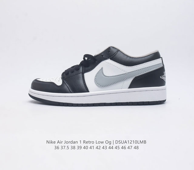 双十二福利耐克 乔丹air Jordan 1 Low Aj1 乔1 乔丹1代 低帮板鞋复古文化休闲运动篮球鞋 从1985 年面世的元年款汲取设计灵感 采用简洁大