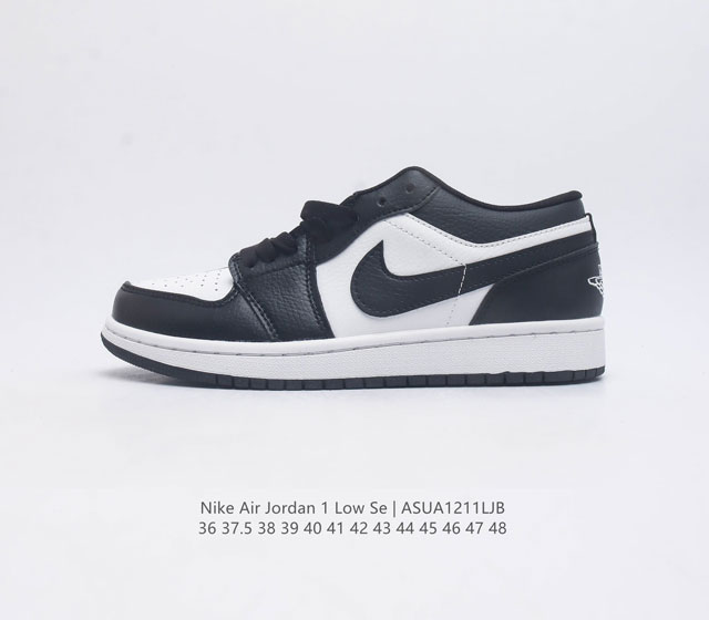 耐克 乔丹air Jordan 1 Low Aj1 乔1 乔丹1代 低帮板鞋复古文化休闲运动篮球鞋 从1985 年面世的元年款汲取设计灵感 采用简洁大方的经典外