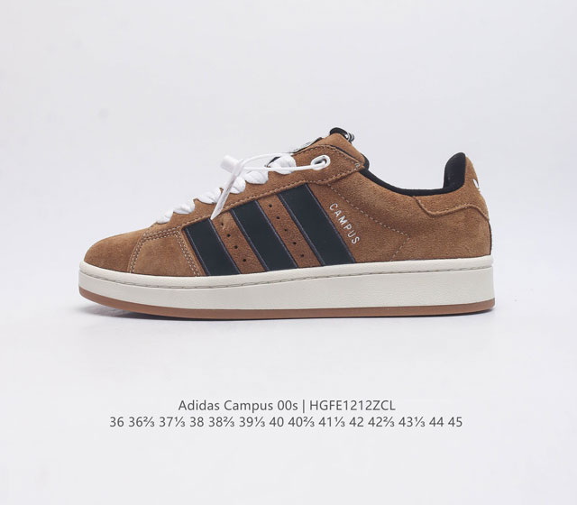 Adidas阿迪达斯 男女鞋 三叶草campus 00S 面包鞋复古休闲板鞋 千禧回潮 Adidas Campus 00S 经典再现 面包化的campus鞋款在